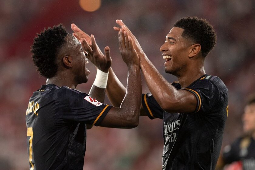 立大功！维尼修斯：我去年每天给贝林厄姆发短信叫他来皇马