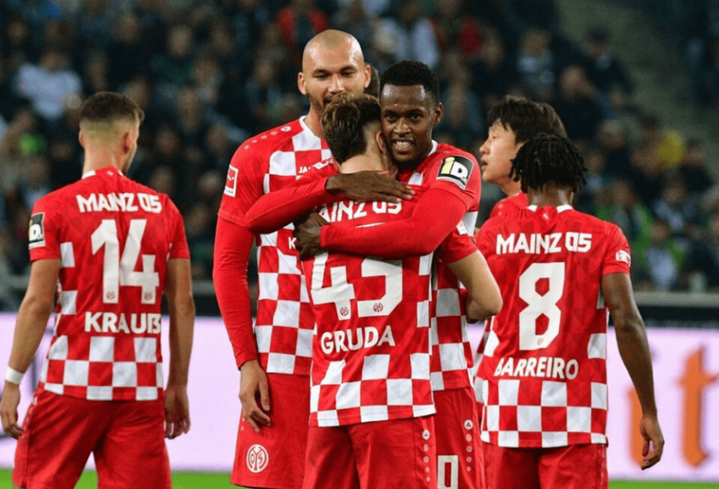 第88分钟绝平,无解世界波拯救门兴,美因茨3分变1分