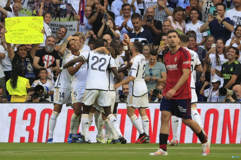 代表皇马西甲出战满10场后射手榜:贝林厄姆超范尼贝尔C罗