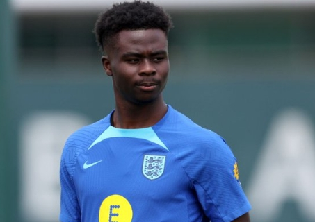 萨卡退出本期英格兰队名单