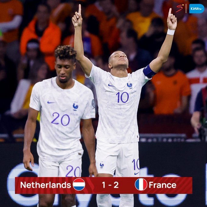 欧预赛-法国2-1双杀荷兰提前晋级欧洲杯正赛，姆巴佩双响+世界波