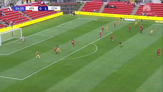 乌日古木拉澳女超首次首发并打入处子球，帮助中央海岸水手取胜