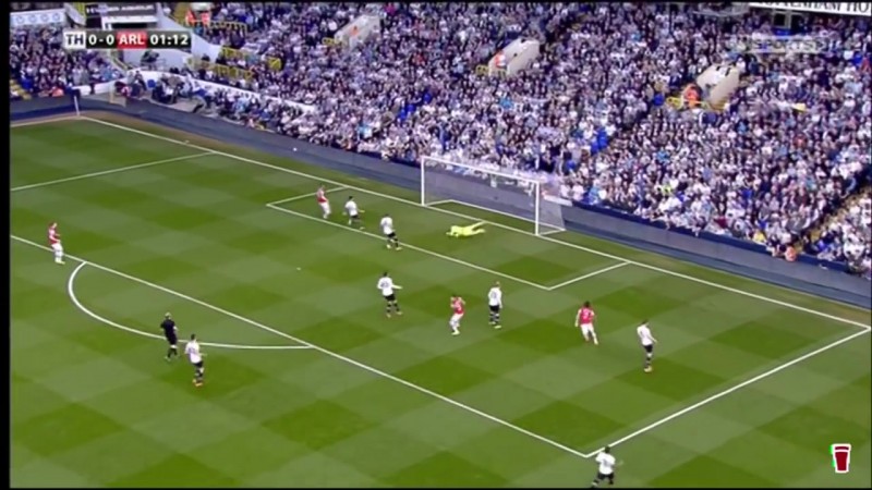 枪手的莫扎特?罗西基外脚背弧线球攻破热刺大门