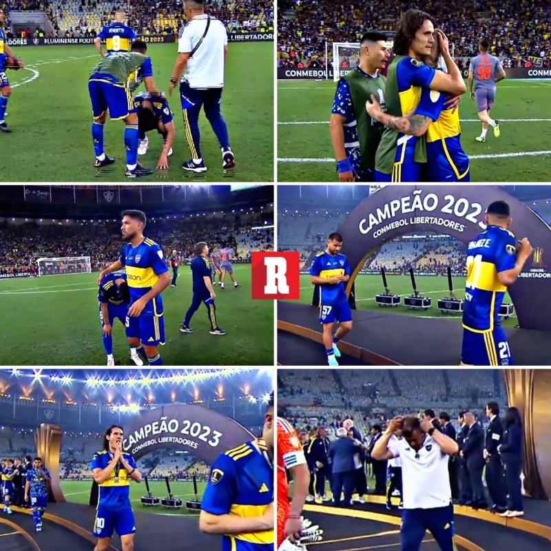 无缘解放者杯冠军卡瓦尼表情落寞,决赛先发出战78分钟伤退