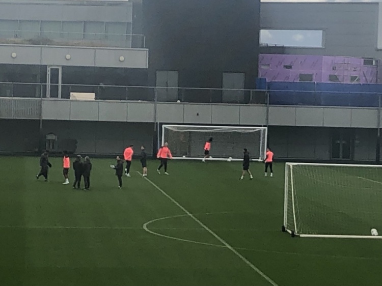 伤无大碍!记者晒照:哈兰德正常参加曼城的训练