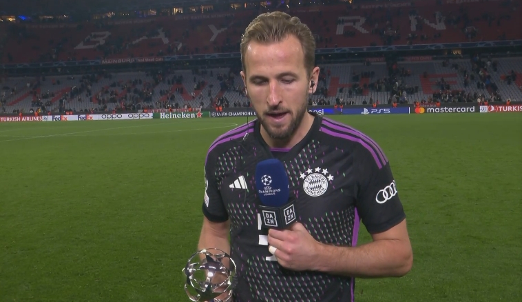 凯恩：最后一传有所欠缺导致进球很晚才到来 很高兴能帮助球队