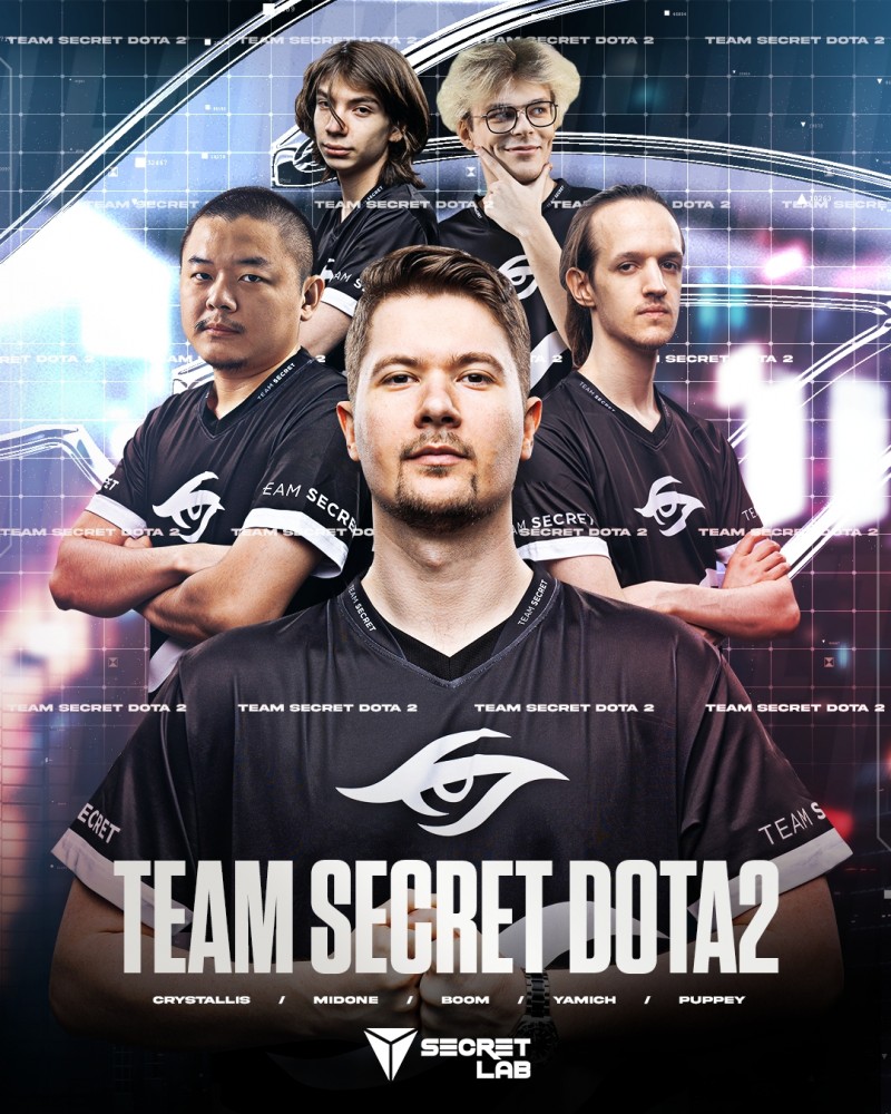 Secret官宣大名单:Crystallis、MidOne、BOOM、Yamich、Puppey