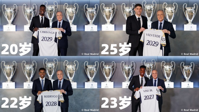 未来无忧!皇马4将合同期满是几岁?这下是更要还是更不要姆总?