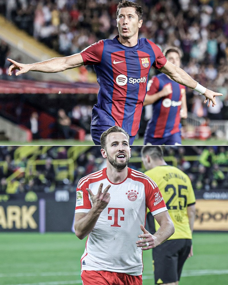 看到凯恩在拜仁大杀四方，莱万去年离开拜仁的选择正确吗❓