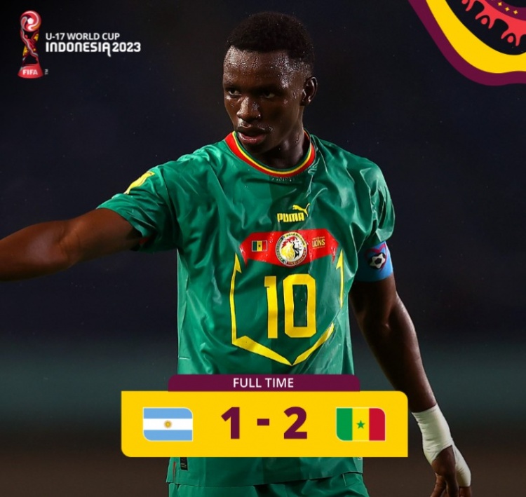 U17世界杯-阿根廷首轮1-2不敌塞内加尔,下轮将战日本