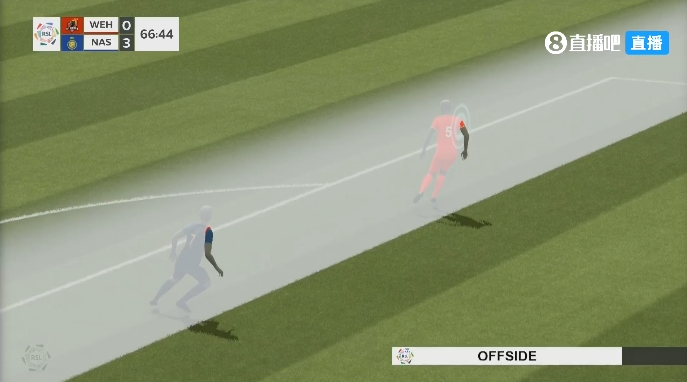 ?体毛越位！塔利斯卡进球，主裁看VAR后判C罗越位在先