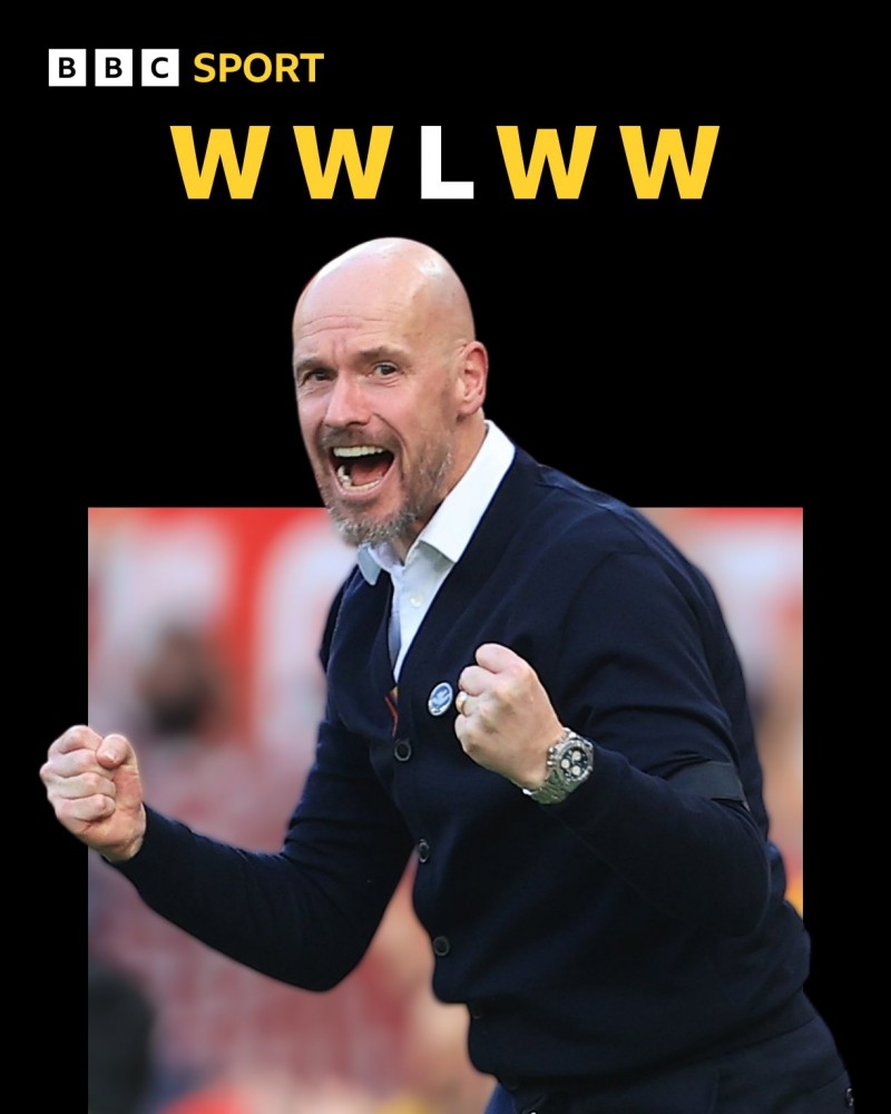 没想到吧?曼联近5场英超4胜仅负曼城,是拿分最多的球队