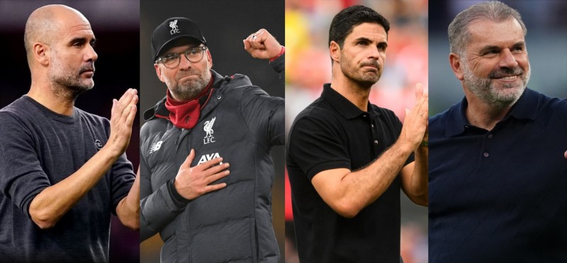 英超积分?曼城28分第1红军枪手27分二三名，头名到第4只差2分