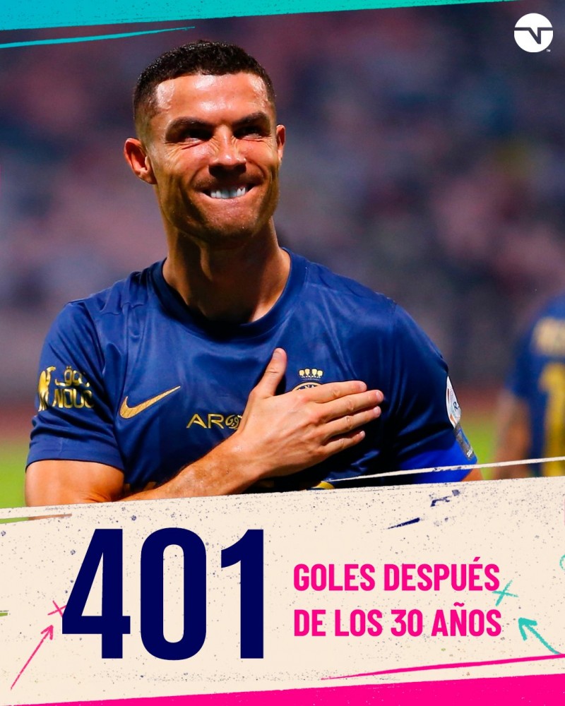 ?C罗30岁后轰401球，超舍瓦、鲁尼、德罗巴、马拉多纳生涯进球