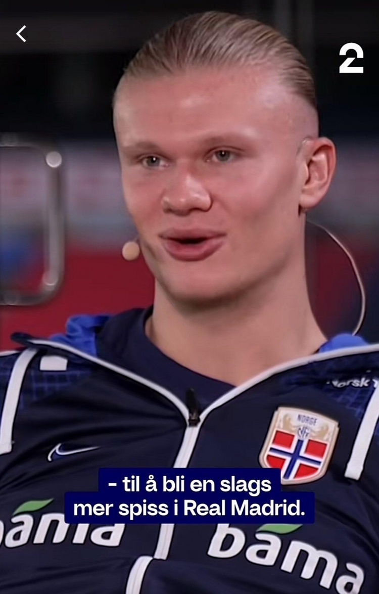 哈兰德：C罗是我最重要的灵感 他的跑动、技能、表现令人难以置信