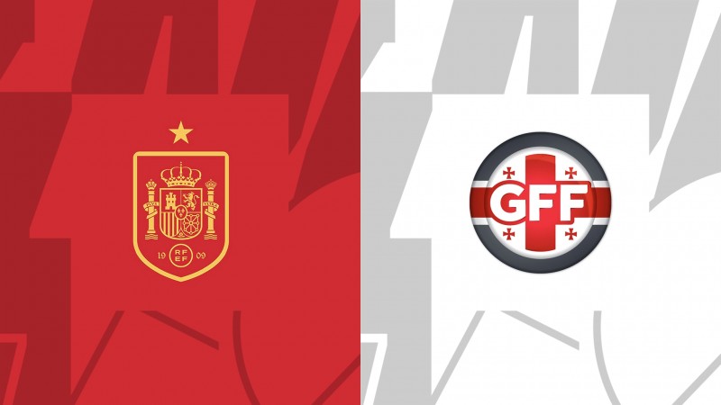 西班牙vs格鲁吉亚首发:莫拉塔PK克瓦拉茨赫利亚,费兰、加维出战