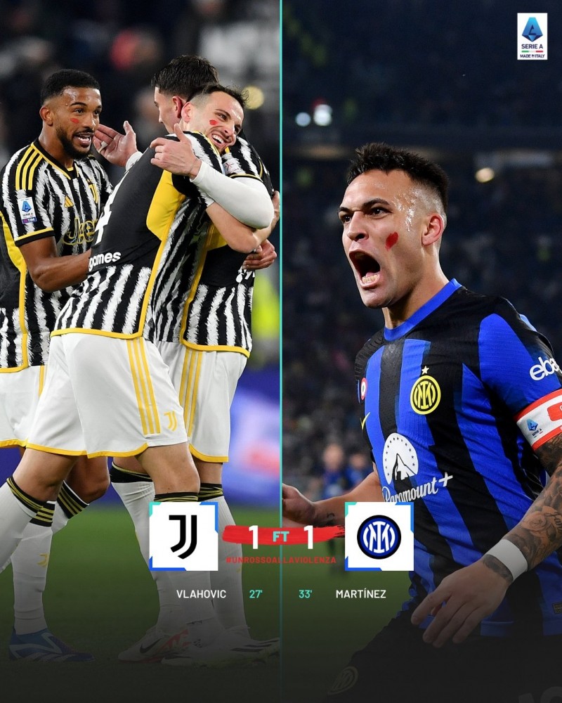 ?这是德比?尤文国米下半场仅1脚射门&踢呲,50分钟后再无射门