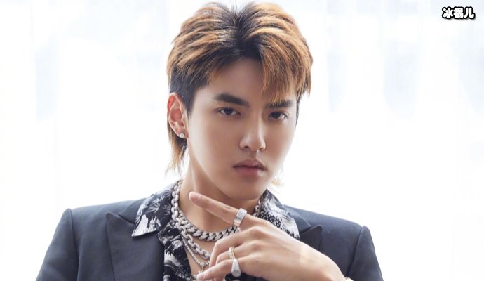 吴亦凡做公益盛装打扮过于张扬,保镖把子弟兵推开