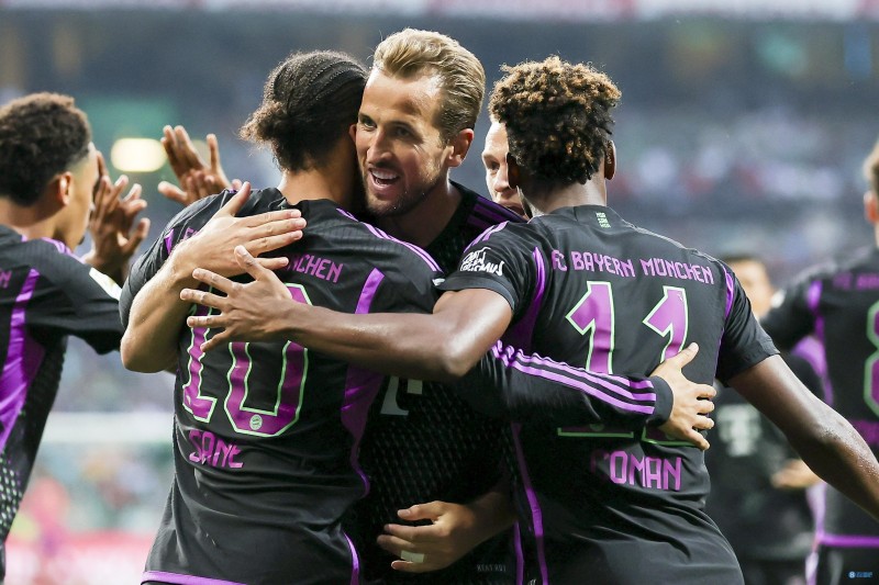 德国国家德比赛后评分:凯恩和萨内满分,多特全队表现不佳