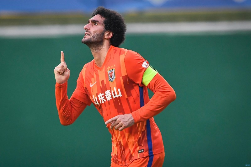 鲁媒：泰山队亚冠赛前训练费莱尼未现身，帕托单独恢复训练