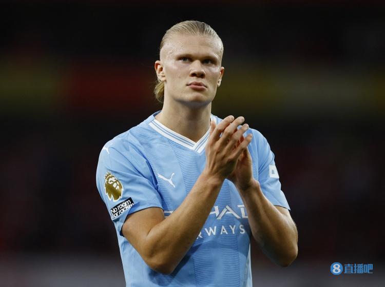 英超主场出场10+球员中,仅哈兰德、亨利参与进球多于出场次数