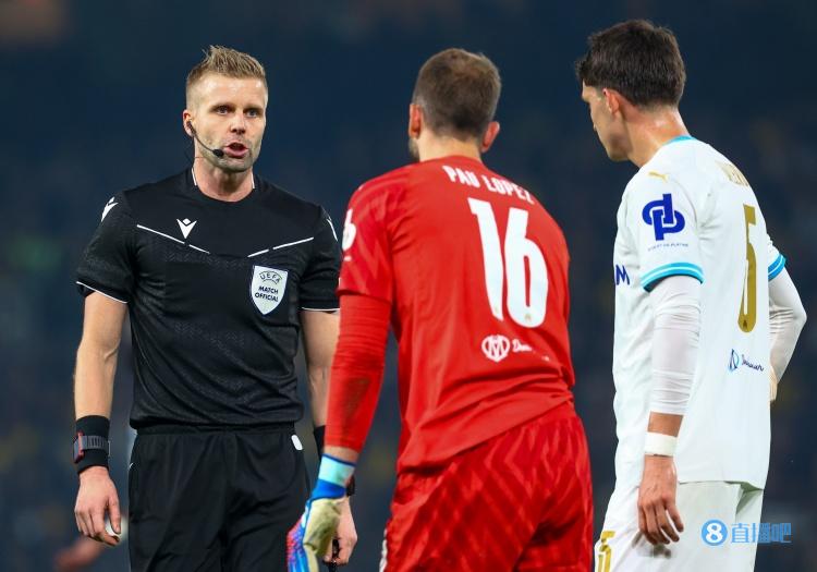 曼城vs莱比锡裁判名单:瑞典名哨尼贝里执法比赛