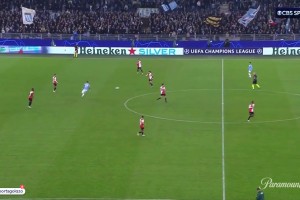 欧冠-拉齐奥1-0费耶诺德两队排名2、3 因莫比莱制胜