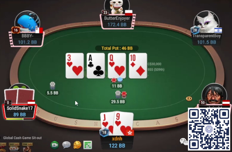 【EV扑克】牌局分析:转牌暴力check raise(第三弹)