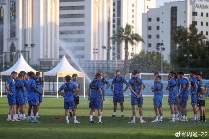 首战吉达联合!周通晒奥克兰城训练图:迪拜训练营,备战世俱杯