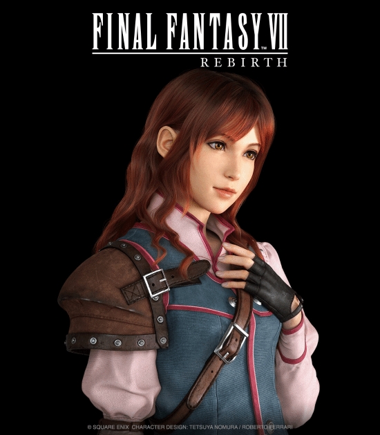 俊男靓女大集合!《最终幻想7RE》官方晒角色立绘