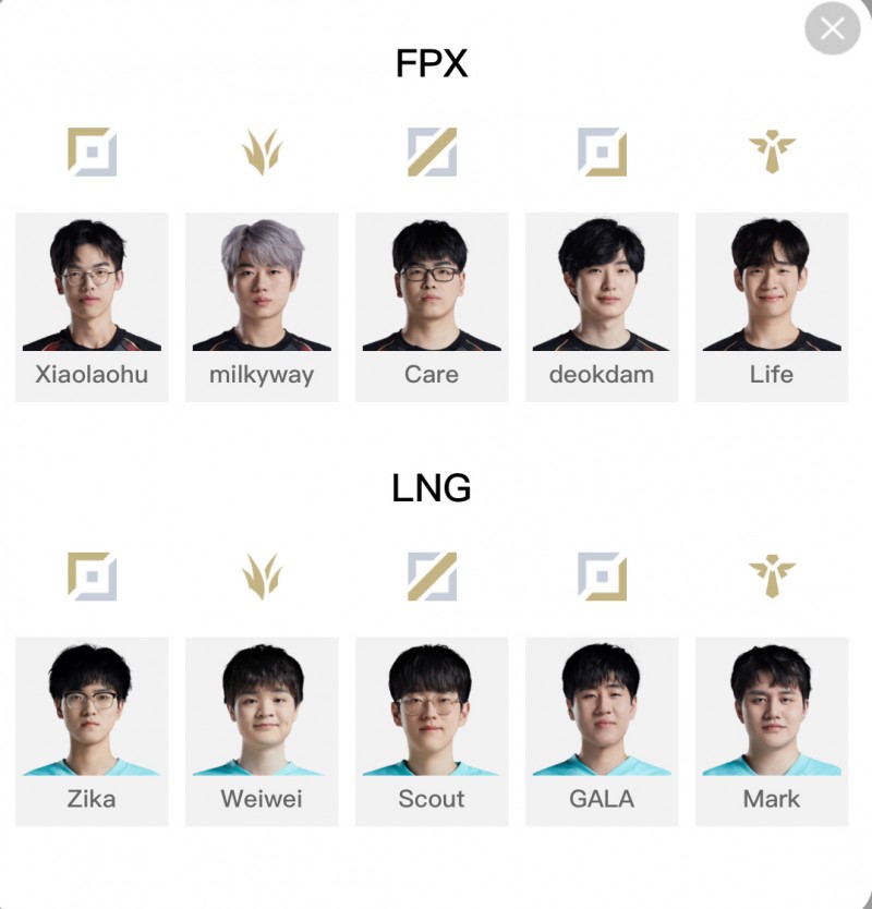LPL明日首发名单:deokdam迎战GALA Leyan首发登场对阵Xun