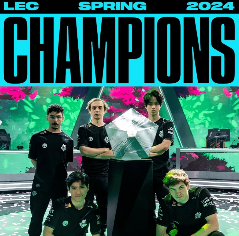 赛区幻神!G2成为四大赛区第一个三次完成联赛四连冠的队伍