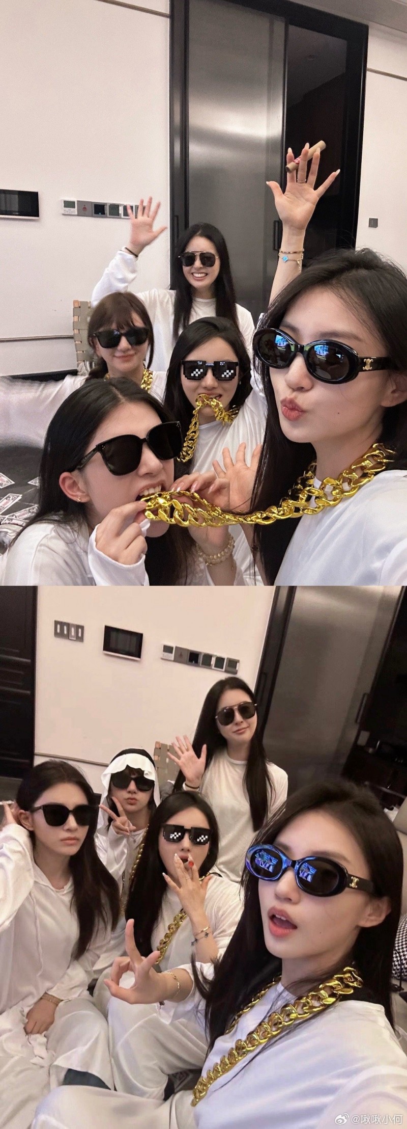 英雄联盟手游互动主持人小何晒照:如你所见 土豪聚会~