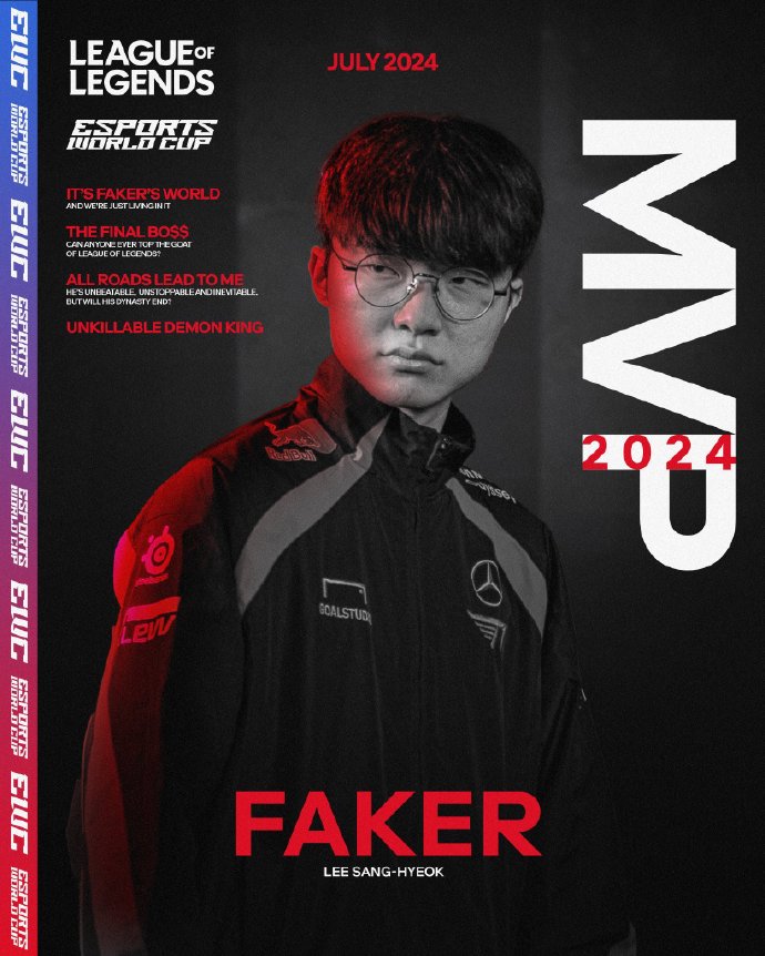 T1中单选手Faker获得石油杯FMVP!