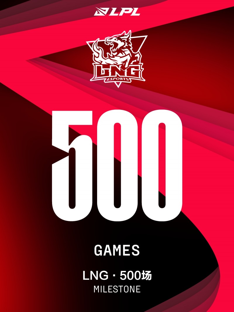 里程碑:LNG达成LPL500出场成就