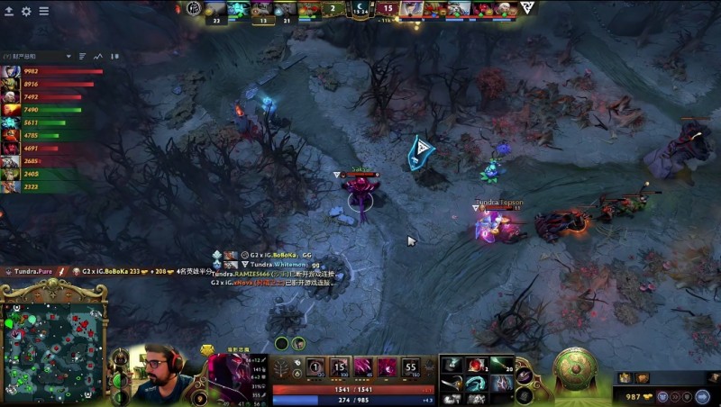 心态失衡!?iG加赛面对Tundra第二局线上被打爆 15分钟敲出GG