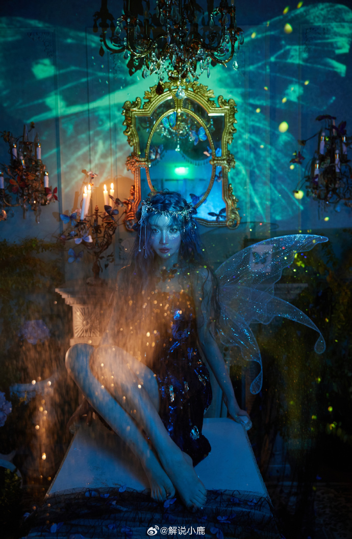 蝴蝶翅膀?KPL主持人小鹿晒照：禁锢的尽头才是春天，祝你破茧