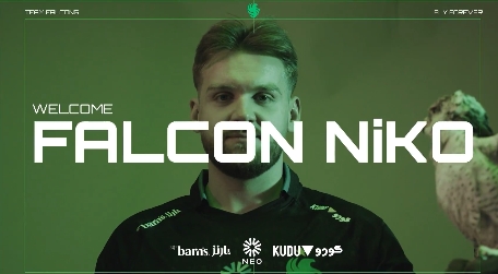 Falcons官宣:前G2传奇步枪手Niko加盟