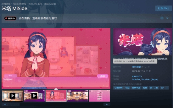 美少女恐怖《米塔》销售额超1.35亿!预估销量破160万