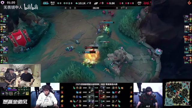 姿态看bin掘墓4-0连送两波被JDG零封：bin哥不是说BLG回来了吗？