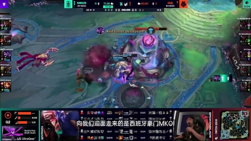 天舒发布LEC战队巡礼：西班牙豪门MKOI 老朋友G2