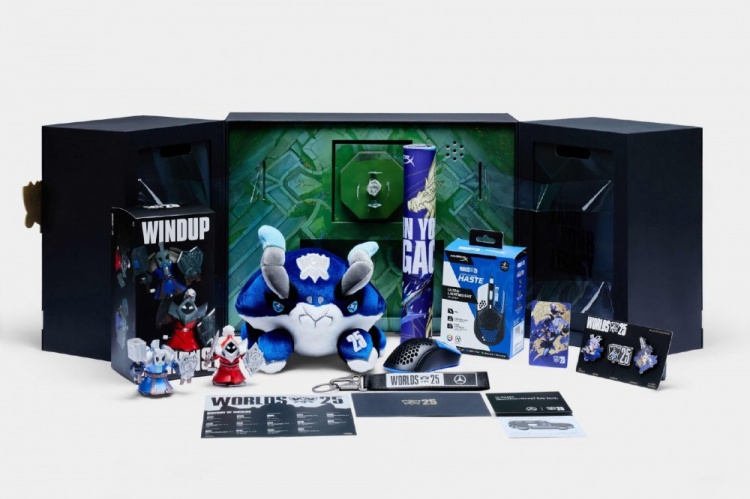 LOL推出2025全球总决赛典藏礼盒 包括实体物品和数字道具