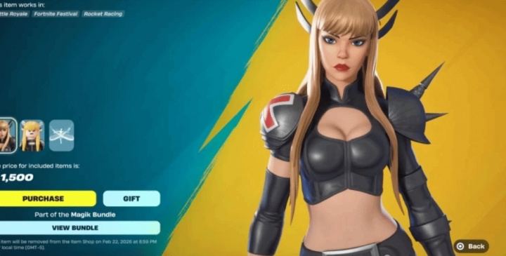 《堡垒之夜》新皮肤引争议!深V设计被指太性感,玩家吵翻天