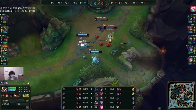 957看圣枪哥慎杀穿369 JKL回归TES两把砍0-10：哥哥倒在泉水了！