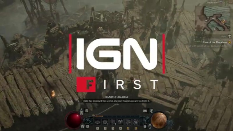 《暗黑破坏神4》DLC“憎恨之王”前12分钟实机演示：以Boss战收尾